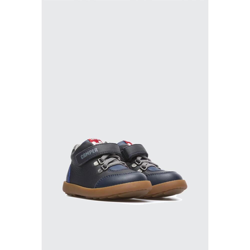 NEW CAMPER boy's bryn ankle boots in dark blue